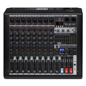 NATEC DNA HLC 8 MK2 Analog Sound Mixer 8 Channels