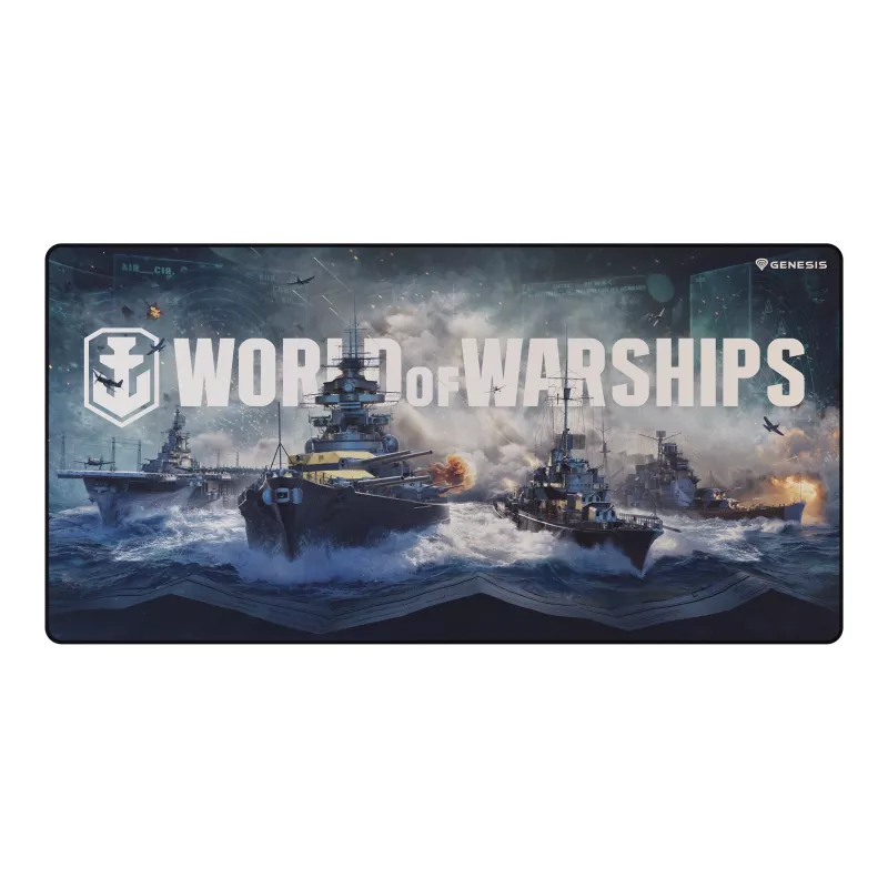 Natec Genesis Carbon 500 Maxi World of Warships Armada Gaming Mouse Pad 900 x 450 mm