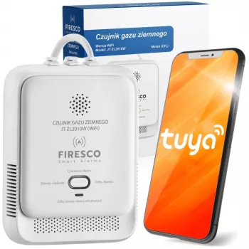 Natural Gas Sensor Firesco JT-ZL2010W WiFi Tuya Smart Life
