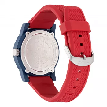 Nautica Atlantic Men's Quartz Analog Watch NAPATF204 Blue Dial Blue Silicone Strap 42.5mm