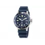 Nautica Coral Bay Men's Dive Watch NAPCBS304 43mm Blue Silicone Strap