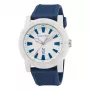 Nautica Men's Watch NAPATF201 44mm Stainless Steel Quartz Analog Black Dial Silicone Strap