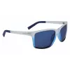 NAUTICA N3644SP-471 Men's Polarized Rectangular Sunglasses Matte Black/Grey 62mm