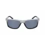 Nautica N3651SP-071 Men's Polarized Pilot Sunglasses - Black Frame Grey Lens 62mm