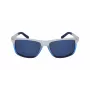 Nautica N3651SP-471 Men's Polarized Rectangle Sunglasses - Black