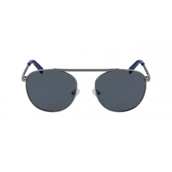 NAUTICA N4642SP-030 Men's Polarized Rectangular Sunglasses Matte Black 54mm