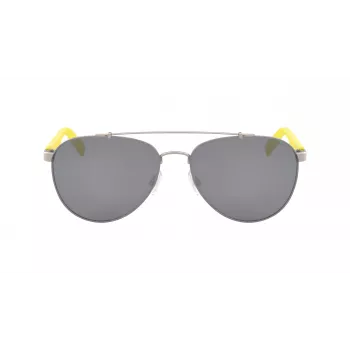 NAUTICA N5131S-046 Men's Rectangular Sunglasses Black Frame Grey Lens 60/17/140 mm