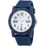 Nautica NAPATS301 Men's Quartz Analog Watch 42.5mm Blue Dial Silicone Strap