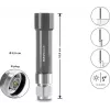 Navilock GNSS Antenna N Connector 18 dB Active Outdoor Grey 10 cm (60738)
