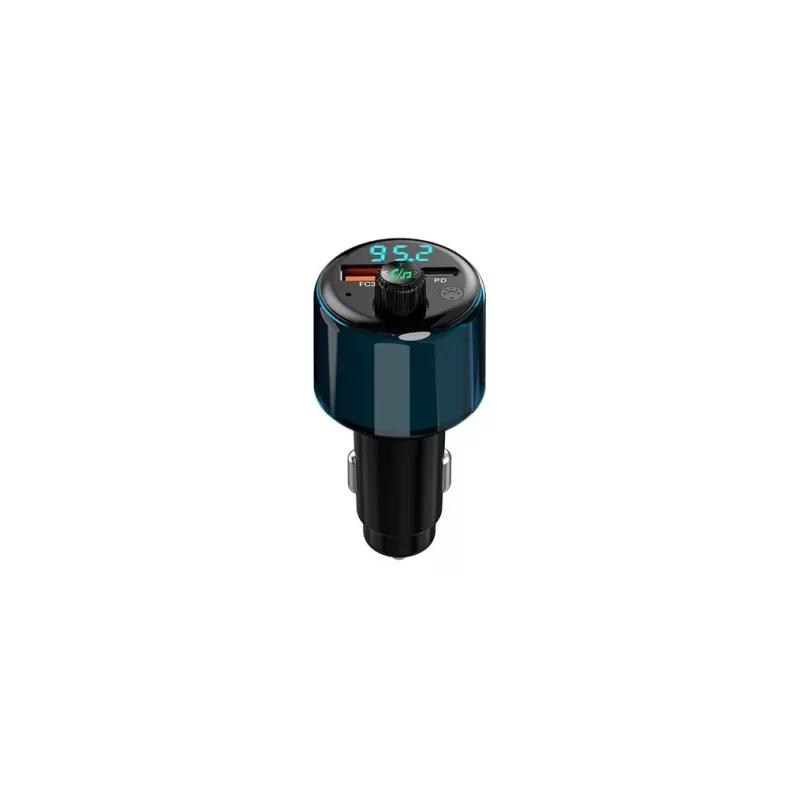 NAVITEL BHF05 MAX Multifunctional FM Transmitter with Bluetooth 5.0, USB Connectivity, Hands-Free Calling, LED Display, QC3.0 Fast Charging