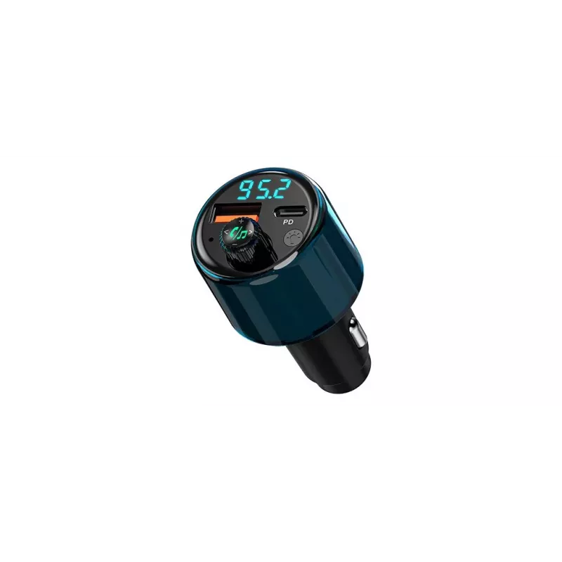 NAVITEL BHF05 MAX Multifunctional FM Transmitter with Bluetooth 5.0, USB Connectivity, Hands-Free Calling, LED Display, QC3.0 Fast Charging