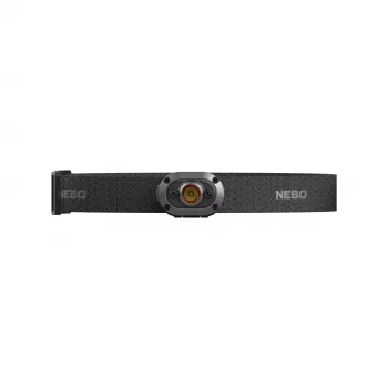 NEBO Mycro 400 Lumen Rechargeable LED Headlamp with Clip and Magnetic Base, Black