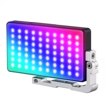 NEEWER SL90 Pro RGB LED Video Light, 12W, 2500-10000K, CRI 97+, OLED Display, 17 Effects, Built-in Battery, USB-C, 1/4 inch Mount