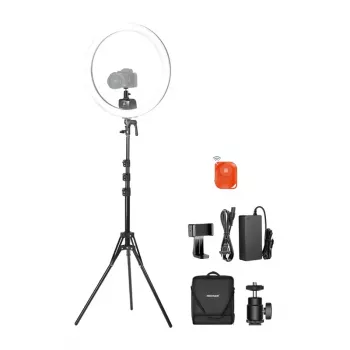 NEEWER SRP18C 17cm Selfie Kit with Round LED Phone Light