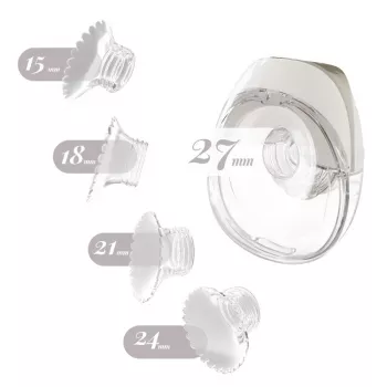 NENO BELISA 3-Phase Cordless Hands-Free Electronic Breast Pump with Case