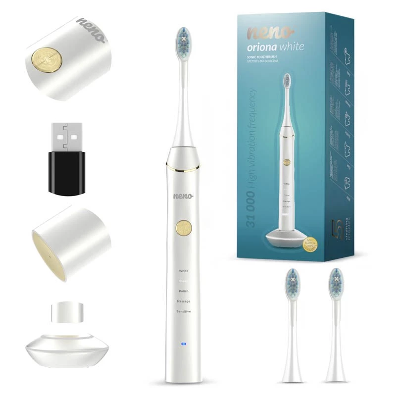 NENO ORIONA WHITE Sonic Toothbrush for Adults