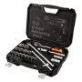 NEO TOOLS 1/2 Inch Drive Socket Set, 25-Piece, Satin Chrome Vanadium