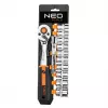 NEO Tools 10-020 219-Piece Chrome Vanadium Socket Set with 1/4 inch, 3/8 inch, 1/2 inch Drives, Ratchets, Bits, Wrenches, Allen Keys