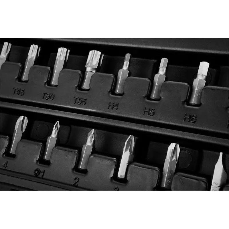 NEO Tools 10-042 1/4 Inch Drive 46-Piece Socket Set with Bits and Accessories