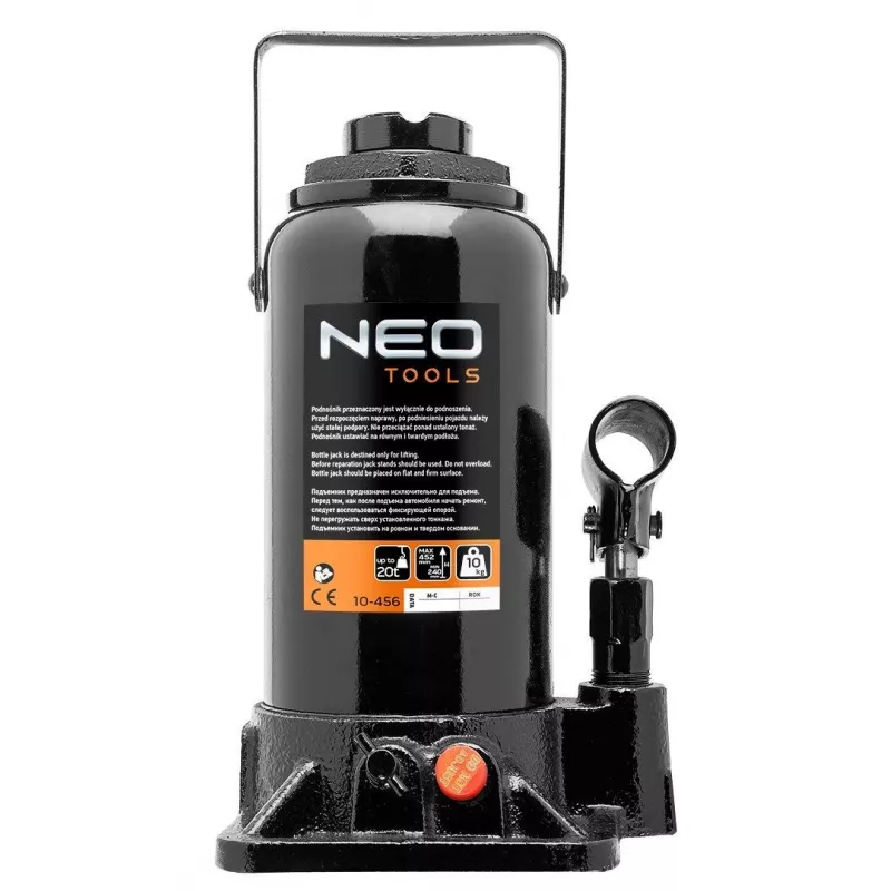 NEO TOOLS 10-456 Replacement Water Bottle Cap for 10-455, Screw-On Flip-Up Spout, BPA-Free, Black
