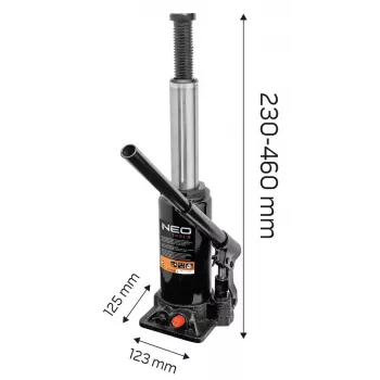 NEO TOOLS 10 Ton Hydraulic Post Jack with Overload Protection