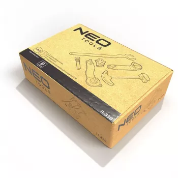 NEO TOOLS 11-338 219-Piece Mechanics Tool Set with Ratchets, Sockets, Wrenches, Bits, and Hex Keys in Durable Case