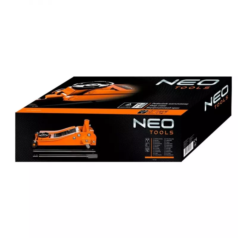 NEO TOOLS 11-731 Low Profile Hydraulic Floor Jack 2.5 Ton