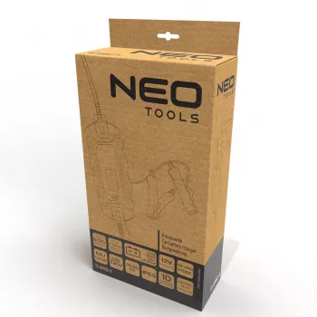 NEO Tools 11-892-1 Vehicle Battery Charger Crocodile Clips, 15A, 12V/24V, Pair