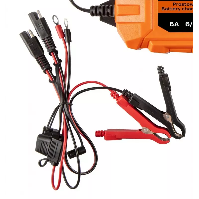 NEO Tools 11-892-1 Vehicle Battery Charger Crocodile Clips, 15A, 12V/24V, Pair