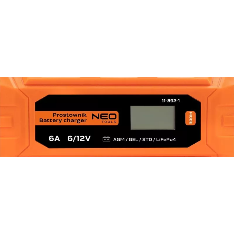 NEO Tools 11-892-1 Vehicle Battery Charger Crocodile Clips, 15A, 12V/24V, Pair