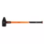 NEO Tools 25-155 Machinist's Hammer with Fiberglass Handle, 1000 g Head, Cross-Peen, DIN 1041, Orange/Black
