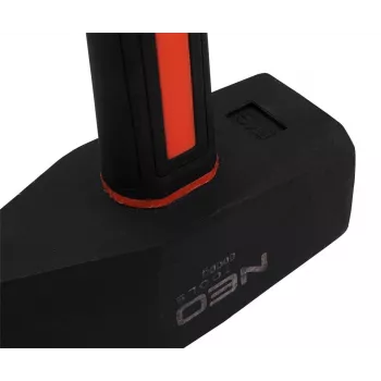 NEO TOOLS 25-162 Claw Hammer with Fiberglass Handle, 600 g Head, Magnetic Nail Holder, Anti-Vibration, TÜV Certified, Black/Orange