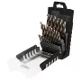 NEO TOOLS 25-Piece HSS-CNC Metal Drill Bit Set, 124° Point Angle, Pro-Tec, 1.0–13.0 mm