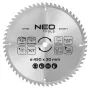 NEO TOOLS 450 mm TCT Circular Saw Blade, 60 Teeth, 30 mm Bore, for Wood