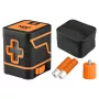 NEO TOOLS 75-146 Cross Line Laser Level 15m Green Beam with Case
