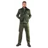 NEO TOOLS 81-211-M Softshell Work Jacket, Grey/Black/Green, Size M, Water-Resistant, Windproof, Breathable, Reflective