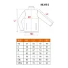 NEO Tools 81-217-S Work Jacket with Reflective Elements, Grey/Black/Orange, Size S