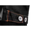 NEO TOOLS 81-218-XL Work Jacket with Detachable Hood, Water-Resistant, 4 Pockets, Grey/Black/Orange, Size XL