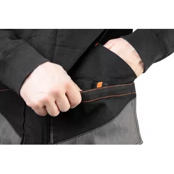 NEO TOOLS 81-218-XXXL Work Jacket Black Orange XXXL