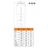 NEO Tools 81-227-XL Protective Work Trousers, Grey/Black, Size XL, 267 g/m² Polycotton, Reinforced Knees, EN ISO 13688