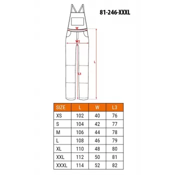 NEO Tools 81-246-XXXL Work Clothing - Grey/Green, 65% Polyester 35% Cotton, 267 g/m², Triple Stitched, CE Certified