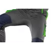 NEO TOOLS 81-247-XXL Professional Work Trousers with Knee Pad Pockets, Grey/Green, Size XXL
