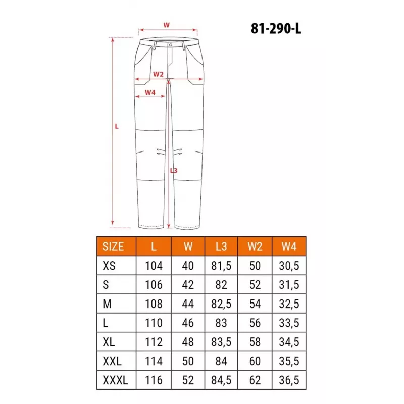 NEO Tools 81-290-L Protective Trousers Black Size L