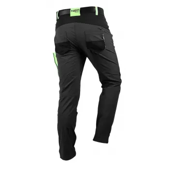 NEO Tools 81-290-M Protective Work Trousers, Black, Size M, 10 Pockets, EN ISO 13688