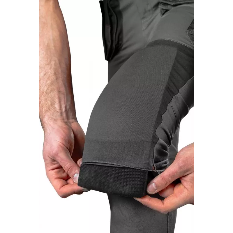 NEO Tools 81-325-L Protective Trousers Size L Grey/Black with Orange Accents