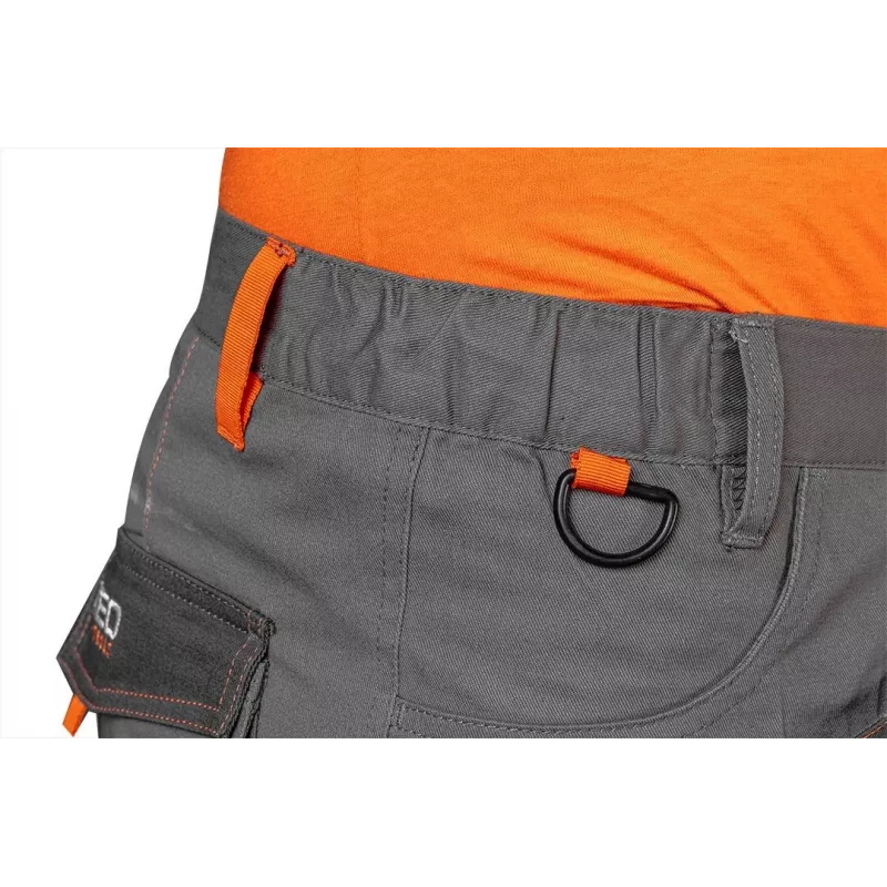 NEO Tools 81-325-L Protective Trousers Size L Grey/Black with Orange Accents