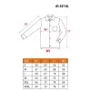 NEO TOOLS 81-557-XL Work Jacket, 100% Cotton, 270 g/m², Grey/Green, 7 Pockets, CE Certified, XL