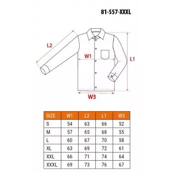 NEO Tools 81-557-XXXL Work Jacket Grey/Black