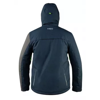 NEO Tools 81-571-S Work Jacket, Size S, Grey/Black, 267 g/m², 7 Pockets, EN ISO 13688