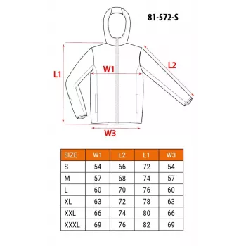 NEO Tools 81-572-S Work Jacket Grey/Black Size S